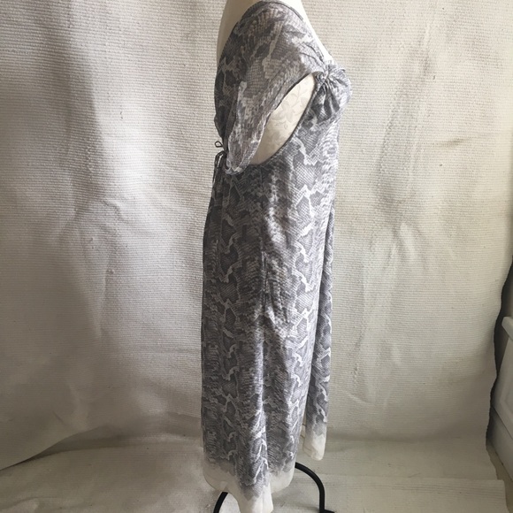 Calypso 100% Silk Snakeskin Print Midi Maxi Dress - Picture 4 of 8